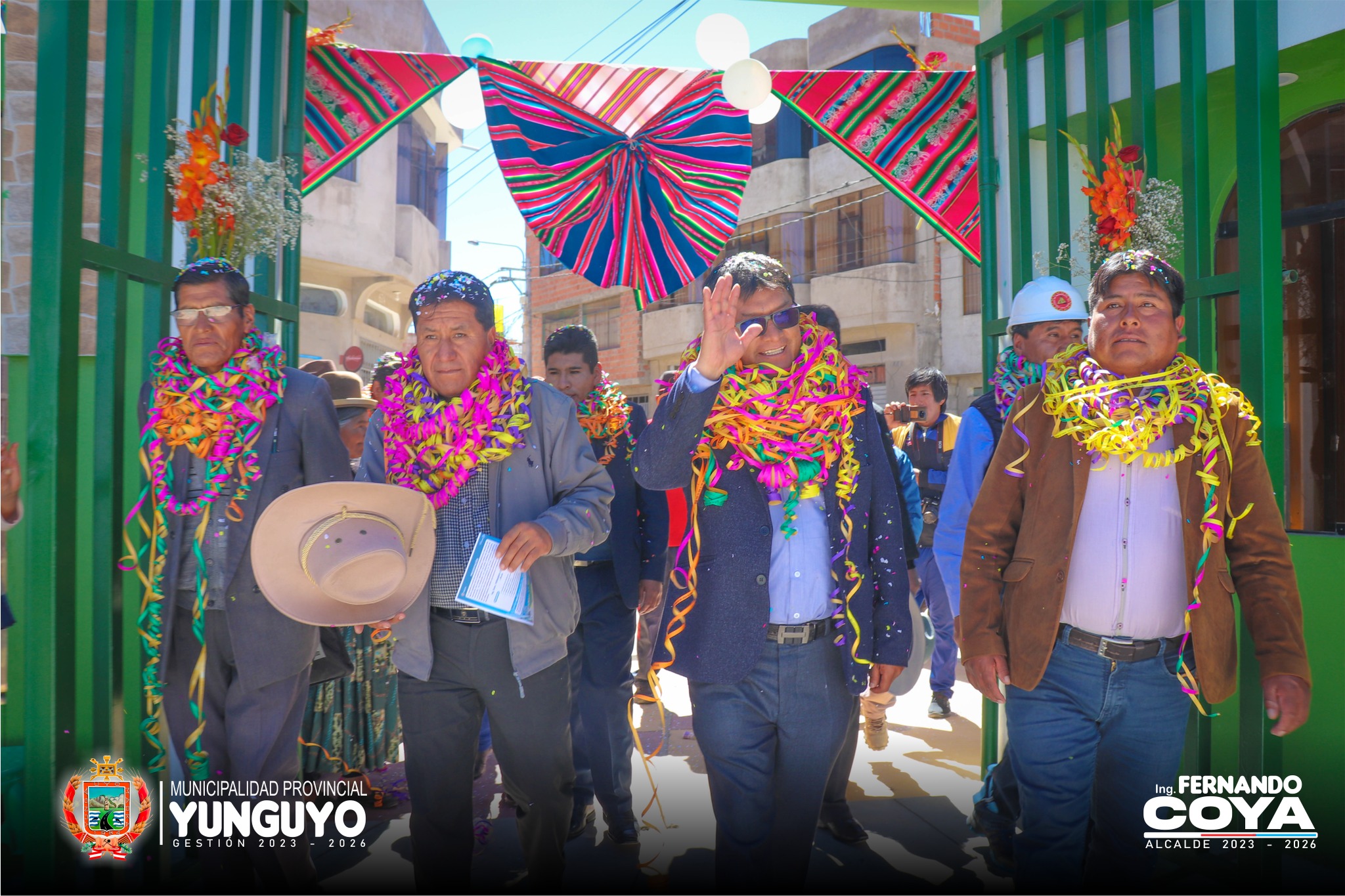 Con Mucha Algarabia Municipio de Yunguyo Entrega el Proyecto de Renovación del Complejo Deportivo del Barrio Laykakota