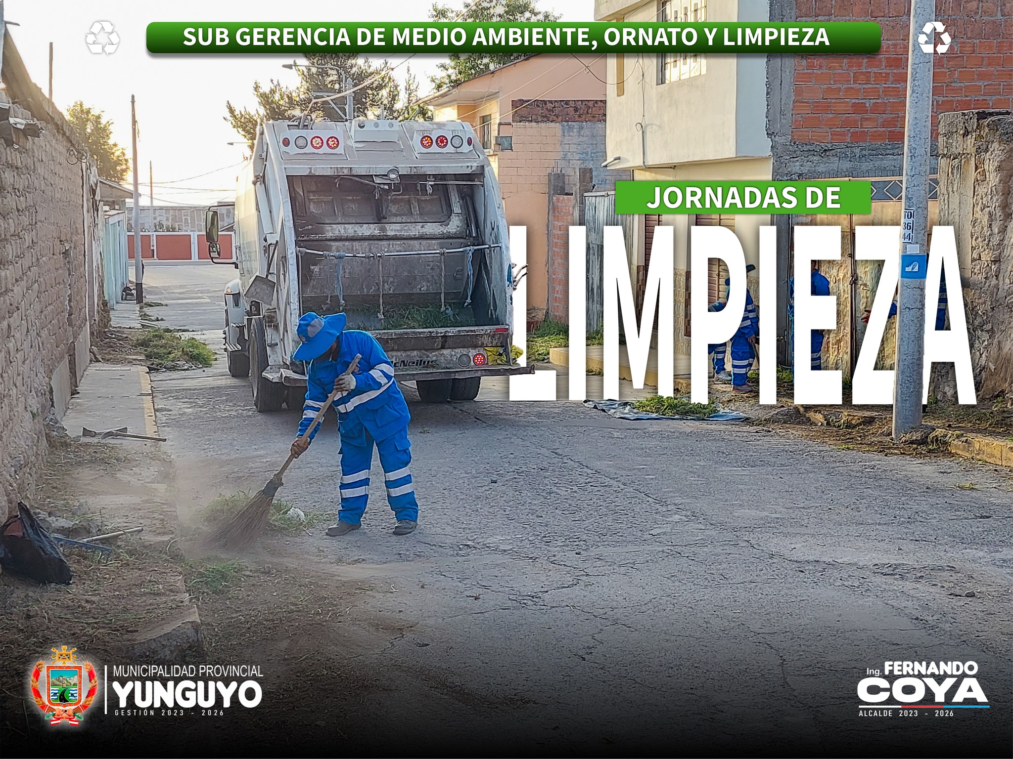 Municipio Saludable Limpieza de Jirones y Plazas